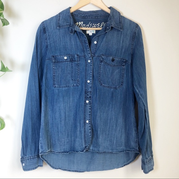 Madewell Tops - Madewell Denim Boyshirt in Campground Wash S EUC